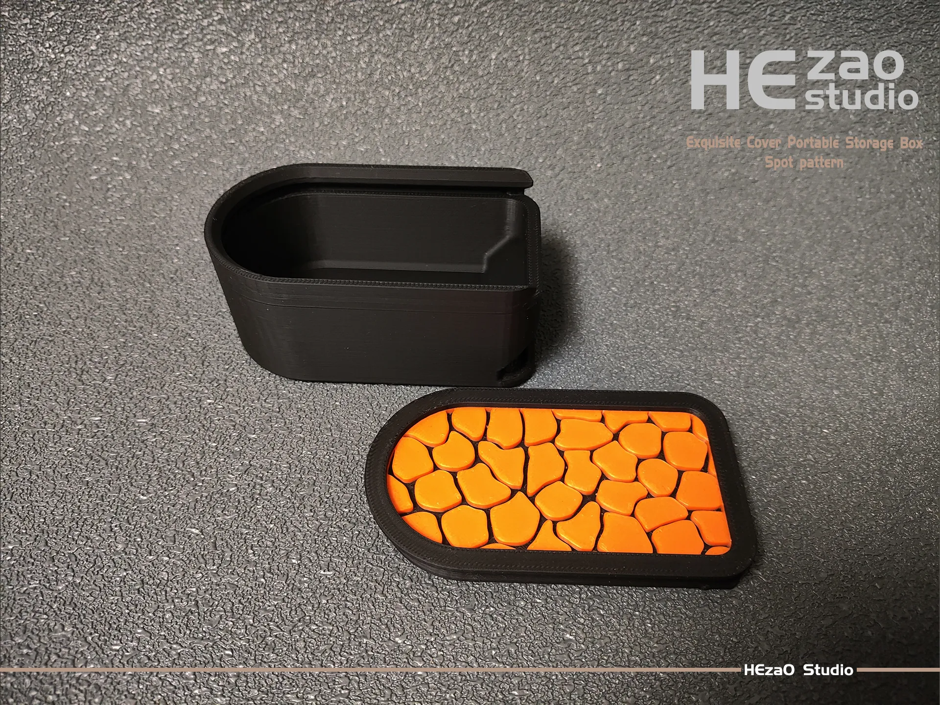 Exquisite Cover Portable Storage Box Series - Spot Pattern 2.webp