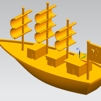 船-3d打印模型
