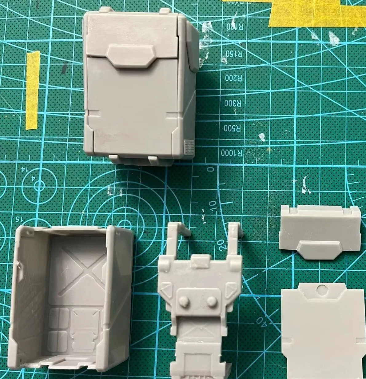 1/144--马克兔MK2磁吸款可活动背包，通用3mm接口HG高达模型
