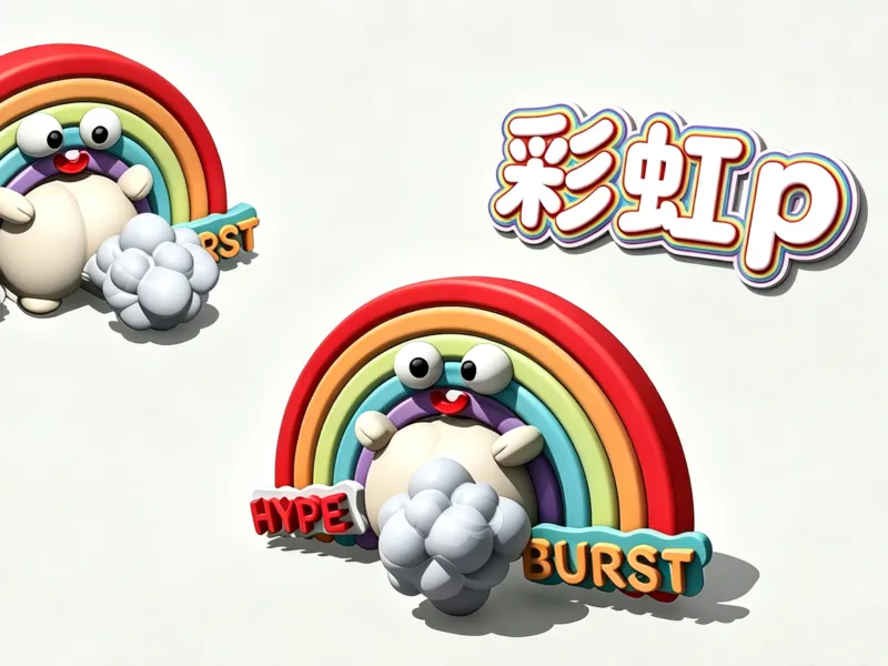 放屁彩虹叫——彩虹屁磁吸冰箱贴