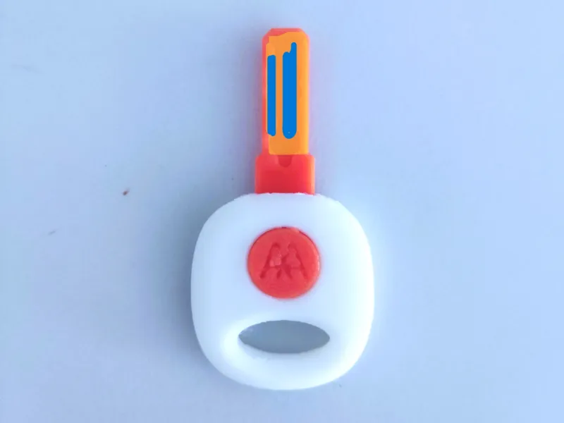 爱玛电动车钥匙（可改钥匙牙纹）