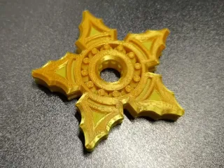 指尖陀螺-五角雪花款式 Fingertip top (pentagonal snowflake style)