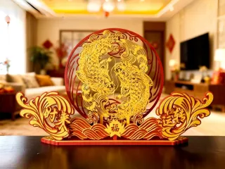 “时来运转”桌面摆件