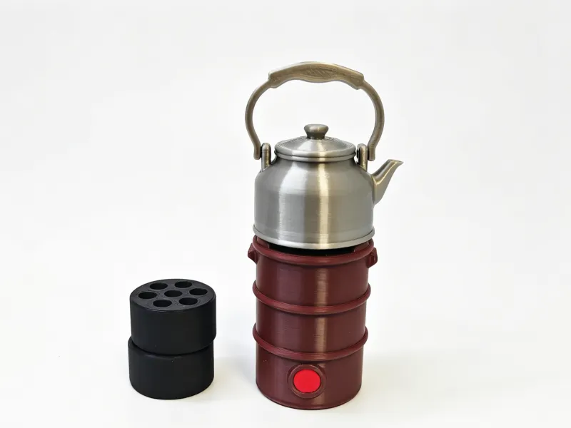 仿真烧水壶煤炉摆件（拆件）