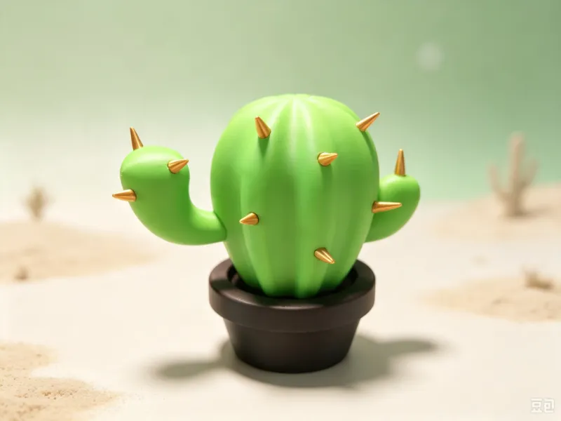 仙人掌首饰戒指挂架