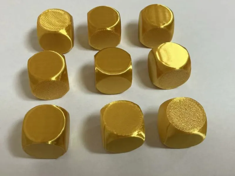 快速打印的多个骰子