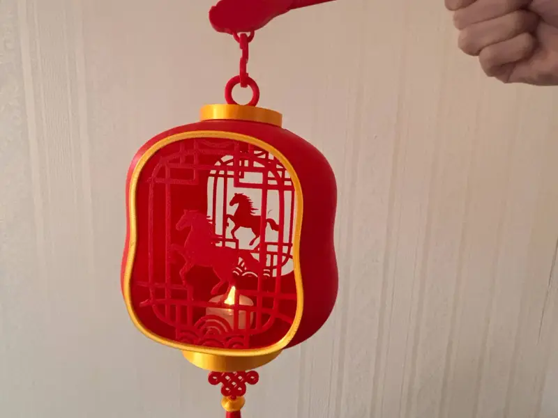 马年春节灯笼