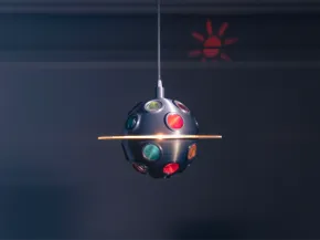 星球吊灯