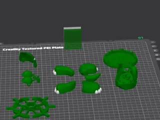 乌龟杯垫（无需支撑）Turtle cup holder (No Supports needed) 创想云-独家模型