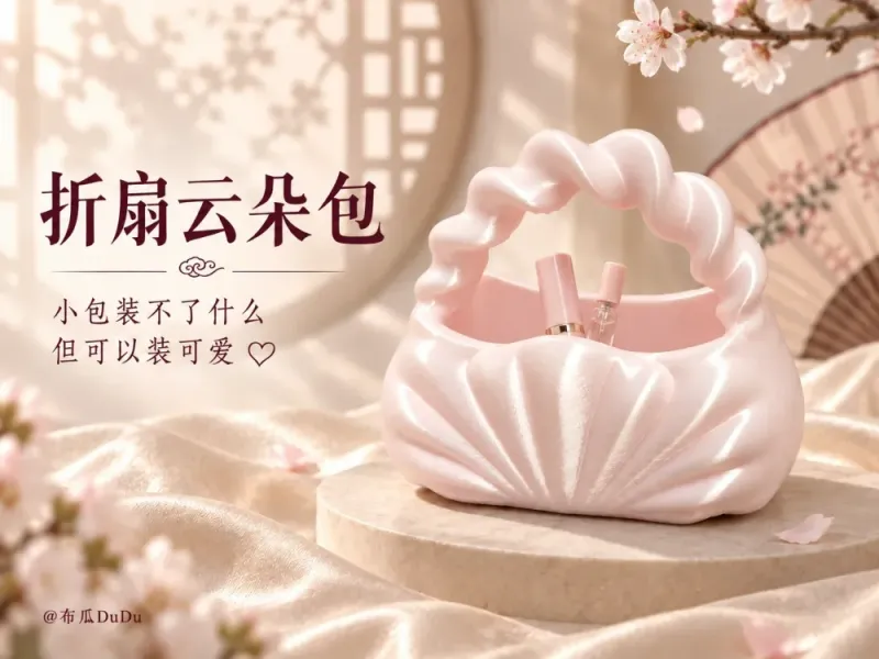 折扇云朵包