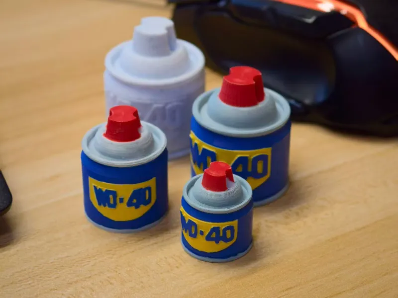 Q版WD40钥匙扣挂件
