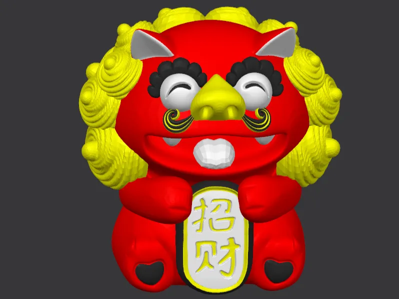 招财舞狮