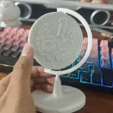 转（赚）他一个亿，一亿可旋转摆件