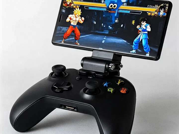 Xbox手柄可调节手机支架