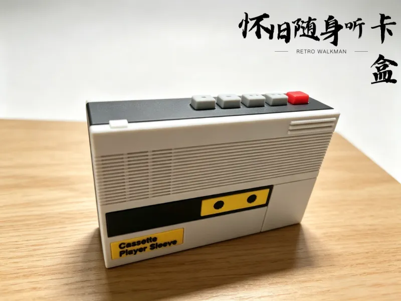 怀旧随身听卡盒