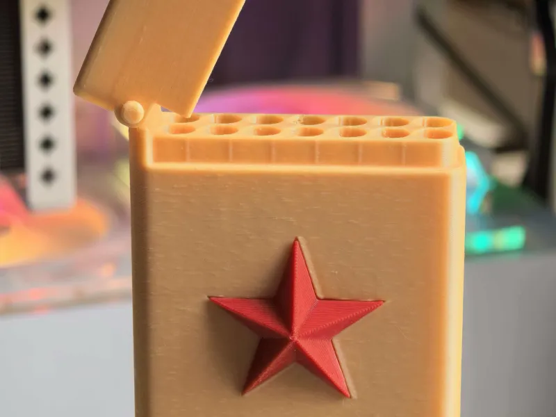 红星烟盒