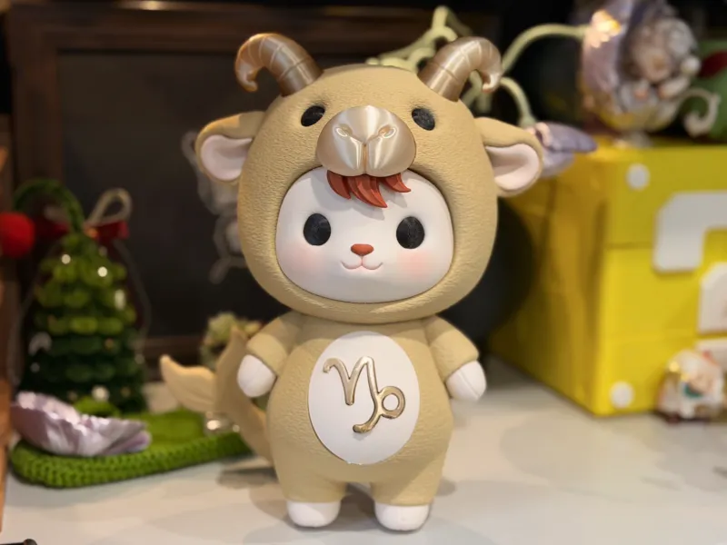 摩羯座 摩羯 摩羯座标志 十二星座 盲盒 娃娃 公仔 模型 手办 摩羯座星座
