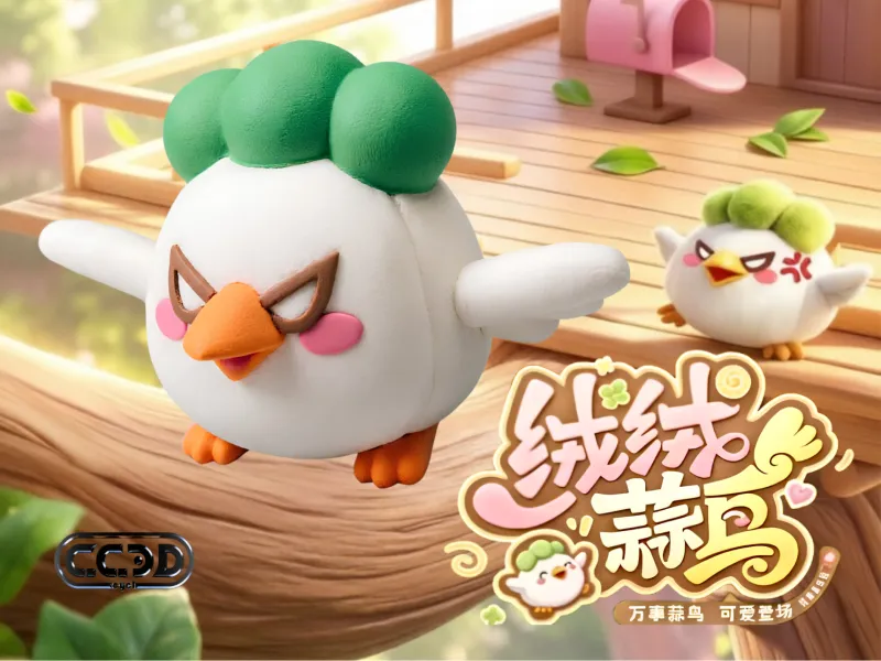 绒绒蒜鸟 和平精英