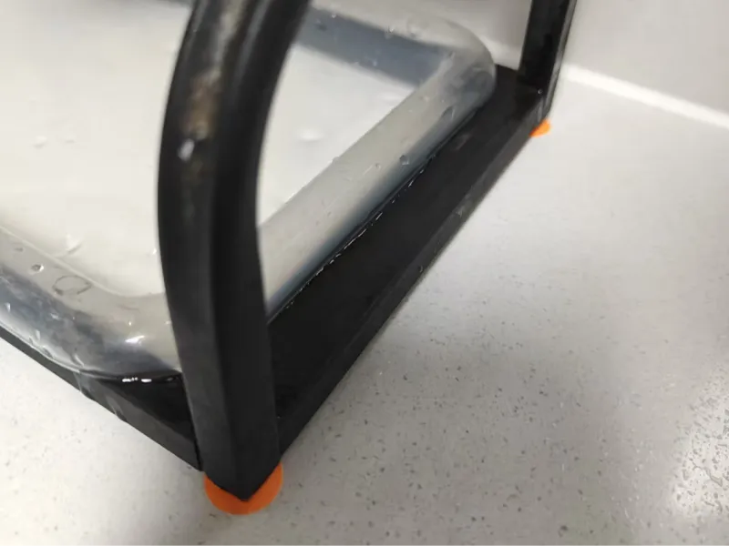 沥水架嵌入式角垫