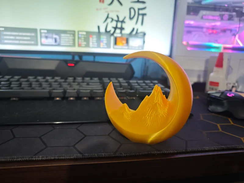 月牙山摆件