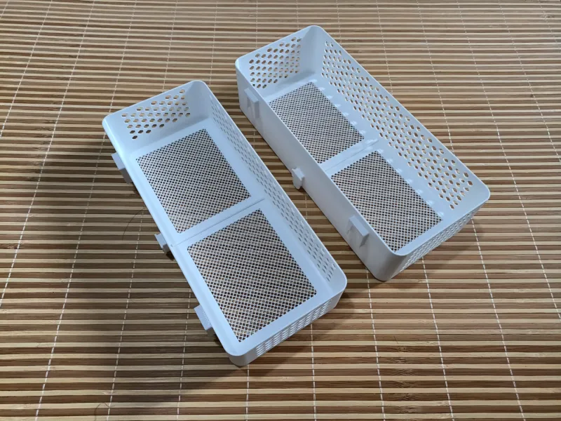 使用子母扣上墙的盒子