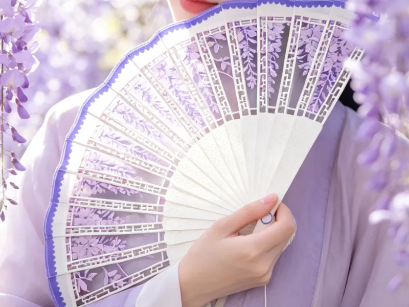折扇紫藤