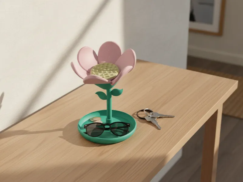 花朵状杂物收纳盘Flower‑shaped sundries storage tray