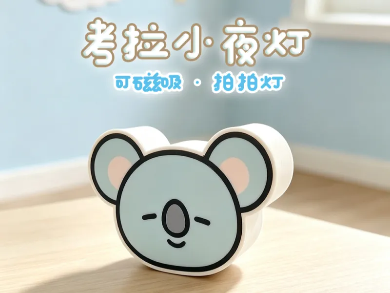 可爱的考拉小夜灯 拍拍灯 可磁吸 BT21 防弹少年团 koya