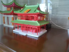 中式摆件及照明灯--春秋楼
