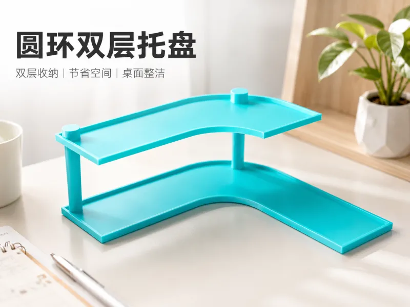 圆环双层托盘