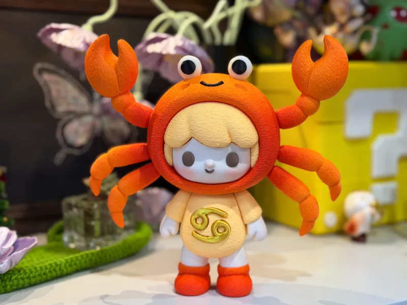 巨蟹座 巨蟹 巨蟹座标志 十二星座 盲盒 娃娃 公仔 模型 手办 巨蟹座星座