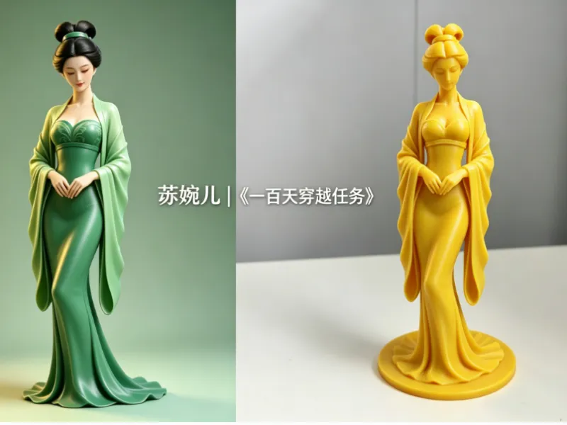 苏婉儿-《一百天穿越任务》女主之一-人物形象3D 打印手办