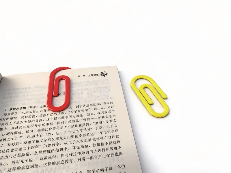 回形针书签