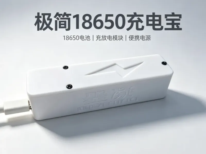 极简18650充电宝