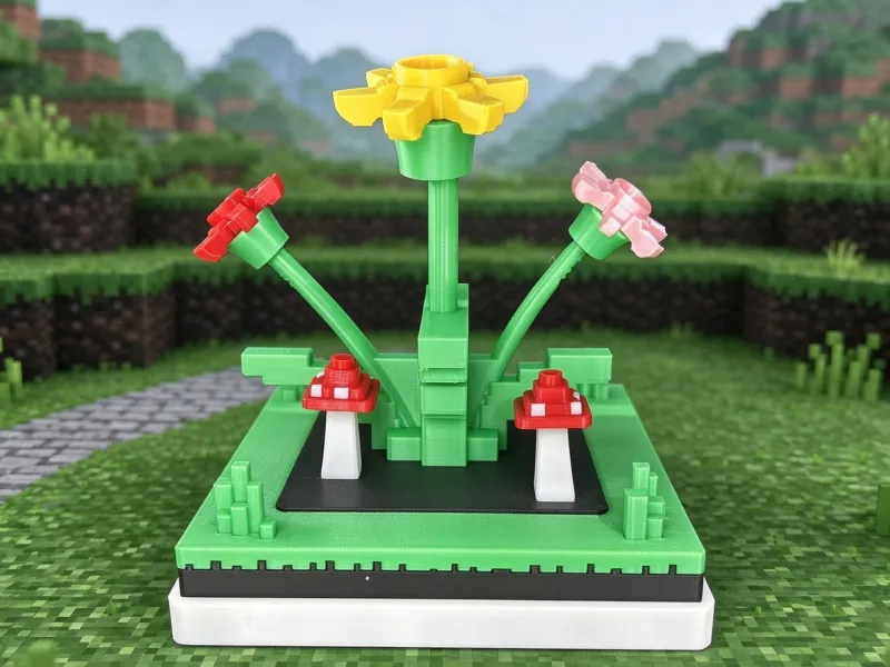 我的世界机械花束