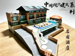 名宿酒店-微缩模型