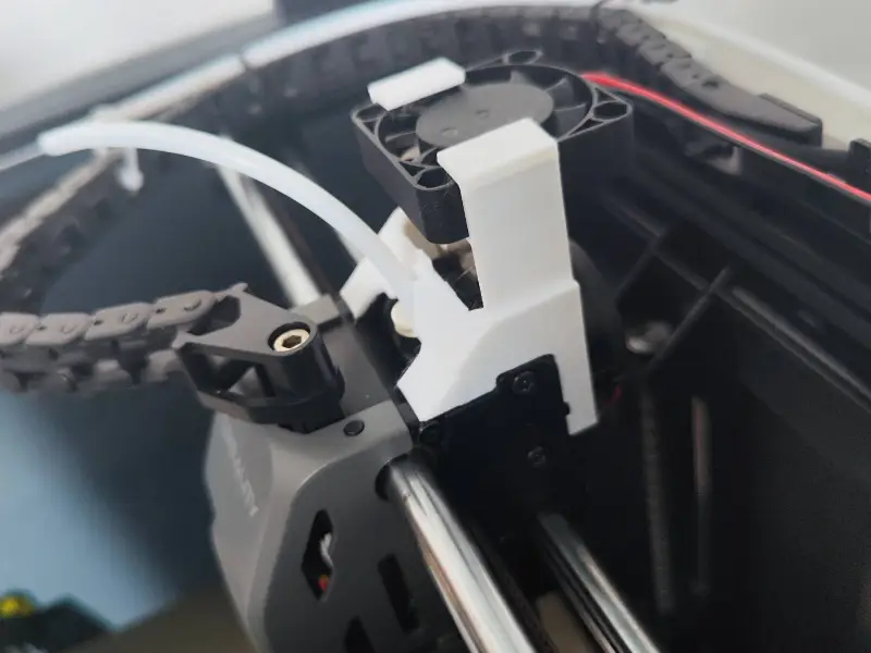 k1系列K1C，K1MAX 挤出机4010散热风扇支架，不影响打印行程