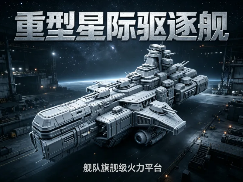 重型星际驱逐舰-简易拆件打印
