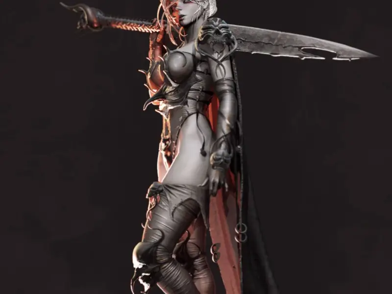 黑暗世界 野蛮人女战士