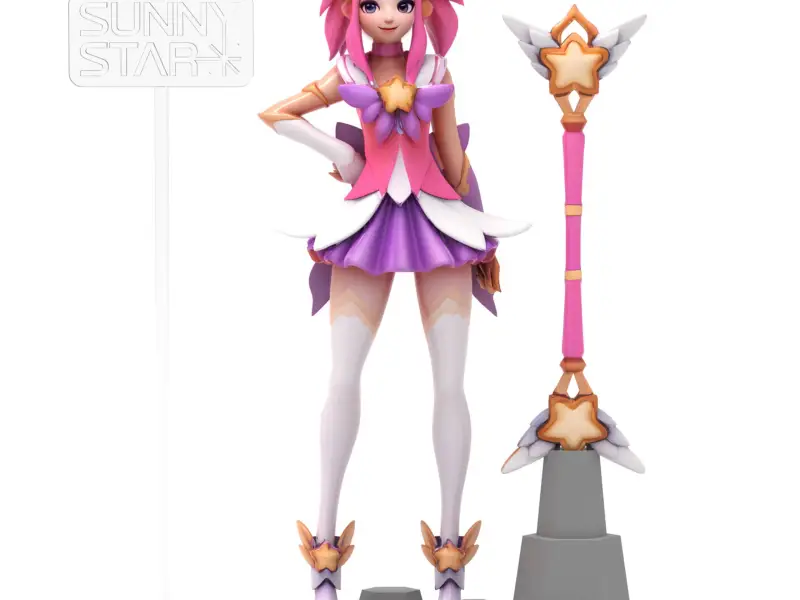 高颜值可爱少女手办-15-光辉女郎金克斯