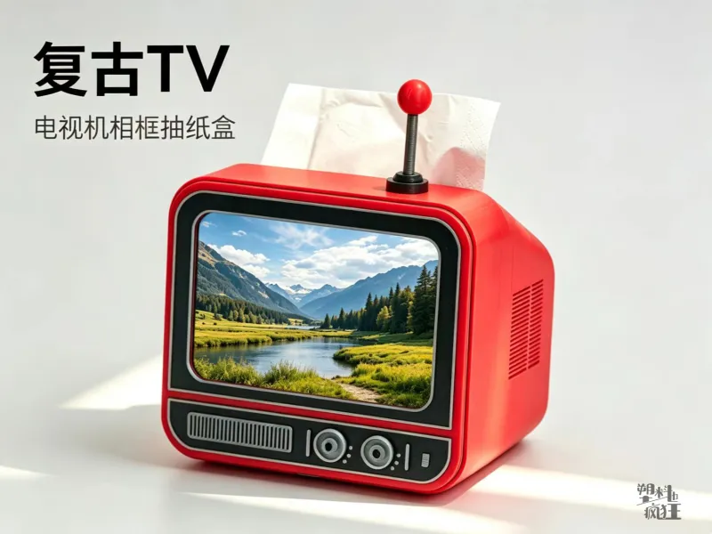 复古电视机相框 & 纸巾盒V3（5寸照片版）