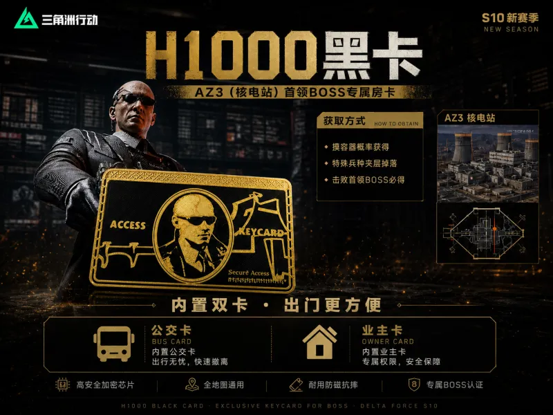 三角洲行动-H1000黑卡