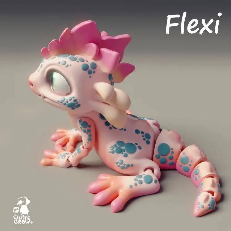粉红色可爱关节幼龙宝宝
