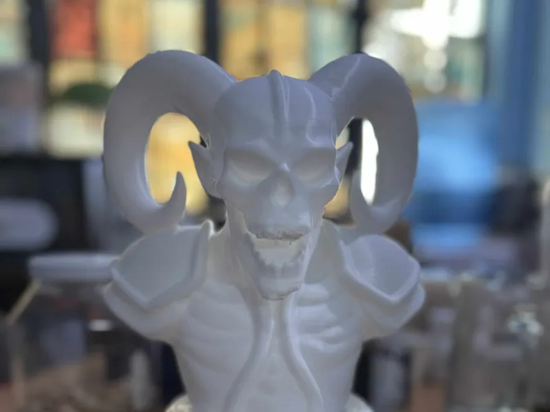 Horned Skull Bust/Trophy