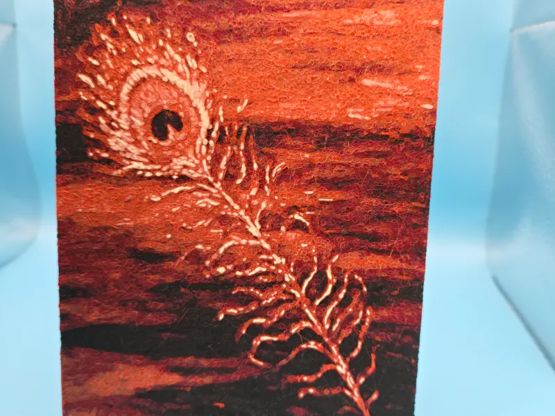 Firey Feather Painting