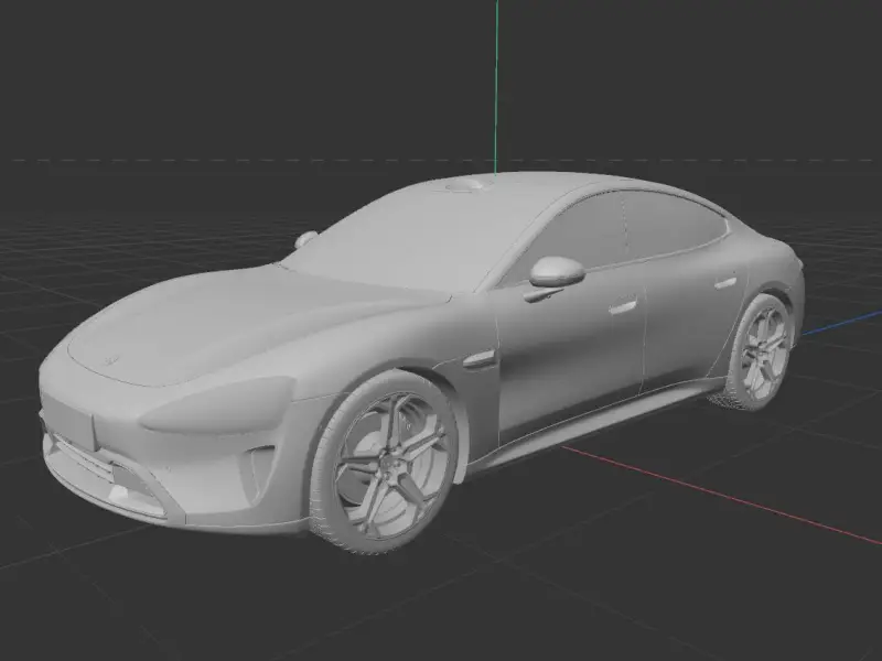 小米SU7模型汽车模型跑车模型