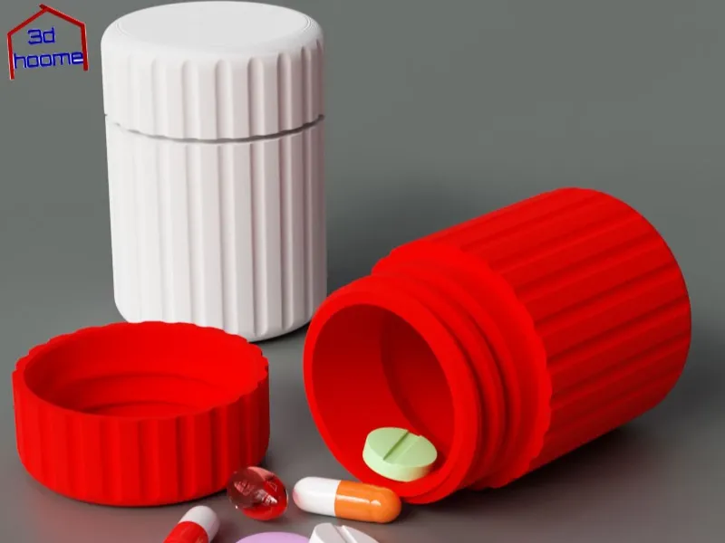 Mini Capsule Container