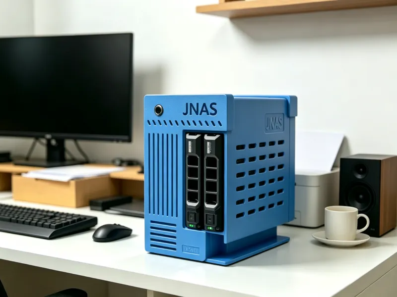 JNAS机箱丨 2盘位NAS机箱极小型3.5寸硬盘版