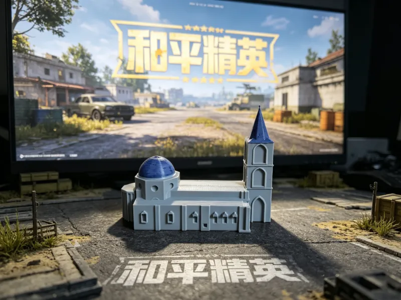 和平精英标志建筑大教堂