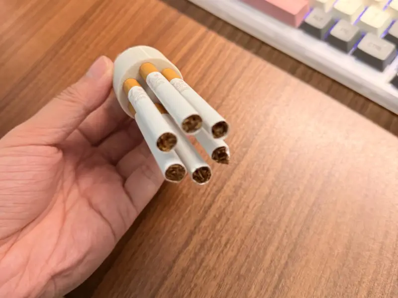 左轮烟嘴，一次六根烟 粗细烟适用抽烟神器生命加速器